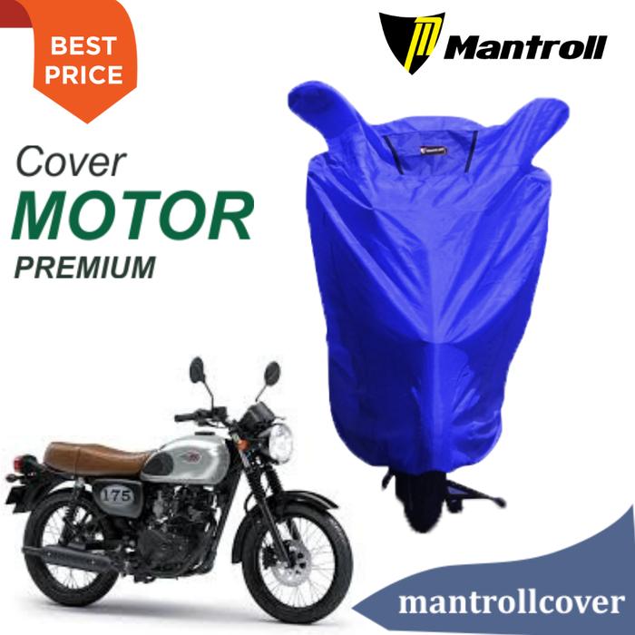 Gambar Sarung motor KAWASAKI W175 kualitas premium / Mantroll original - Biru dari Mantroll Cover undefined Tokopedia