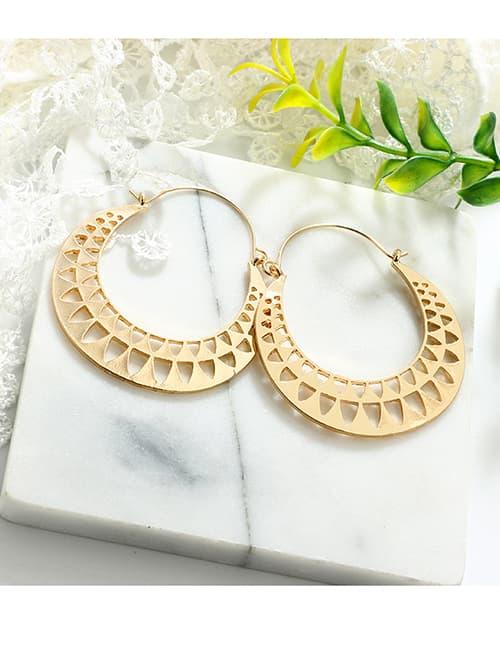 Gambar LRC Anting Tusuk Fashion Color C Shape Design Pure Color F02611 - Gold dari Toko Aksesoris Online undefined Tokopedia