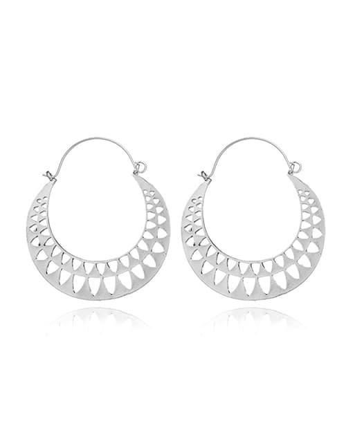 Gambar LRC Anting Tusuk Fashion Color C Shape Design Pure Color F02611 - Silver dari Toko Aksesoris Online undefined Tokopedia