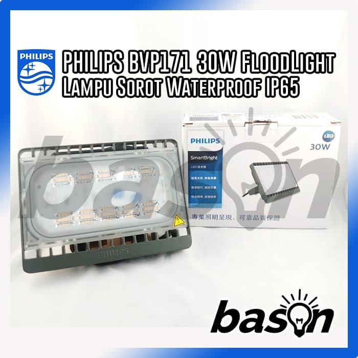 Gambar PHILIPS BVP171 30W LED Flood Light 2600lm Wide Beam dari Bason undefined Tokopedia
