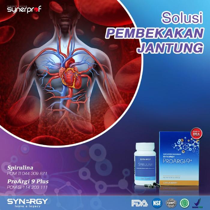 Jual Spirulina Proargi Obat Sakit Jantung Bengkak Tradisional Jakarta Timur Proargi Sembilan Plus Tokopedia