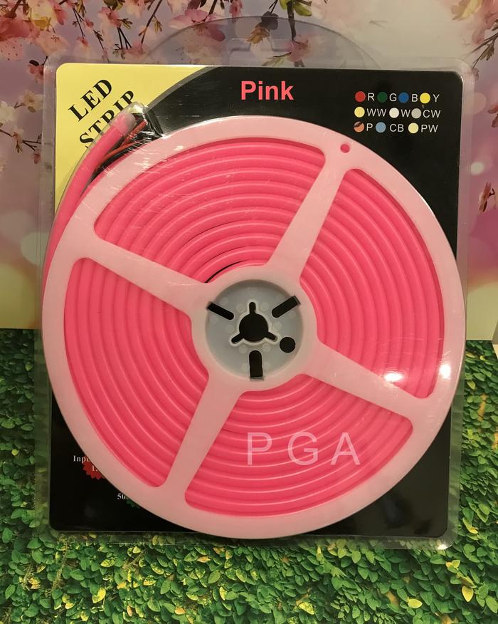 Gambar PASTEL Neon Flex LED 12V Paket 5M Neon Sign Flexible DIY - PINK dari TOKO LISTRIK PGA undefined Tokopedia