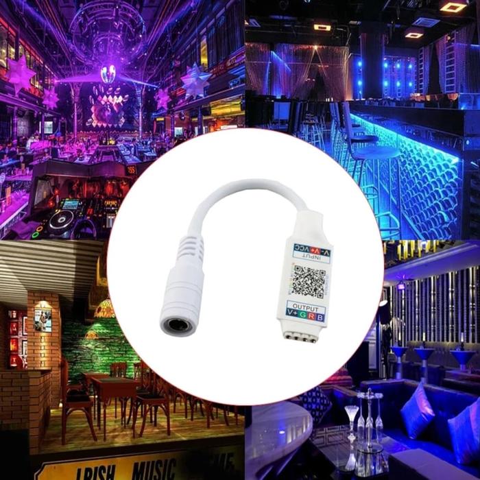 Gambar Bluetooth Music Led Controller for Ledstrip RGB SMD5050 SMD3528 dari Mainar Store Ok undefined Tokopedia