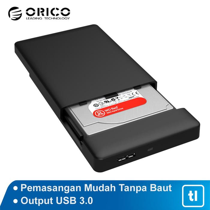 Jual ORICO SATA USB HD Enclosure 2588US3-V1-BK Original