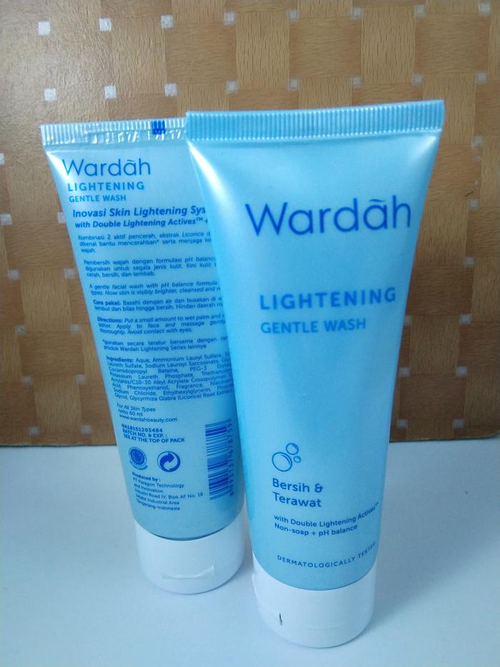 lightening gentle wash wardah