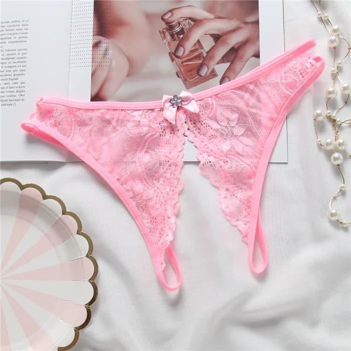 Gambar GS.2184.KON - CELANA G-STRING SEXY BELAH DENGAN MOTIF BUNGA BUNGA - Merah Muda dari Ella'secret undefined Tokopedia