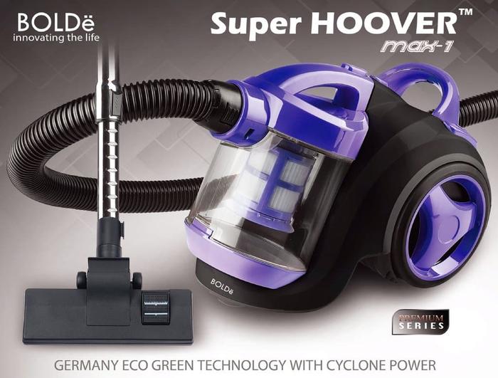 Gambar BOLDe Super HOOVER MAX1 Vacuum Cleaner MAX ONE - Ungu dari centrogrosir_NEW undefined Tokopedia