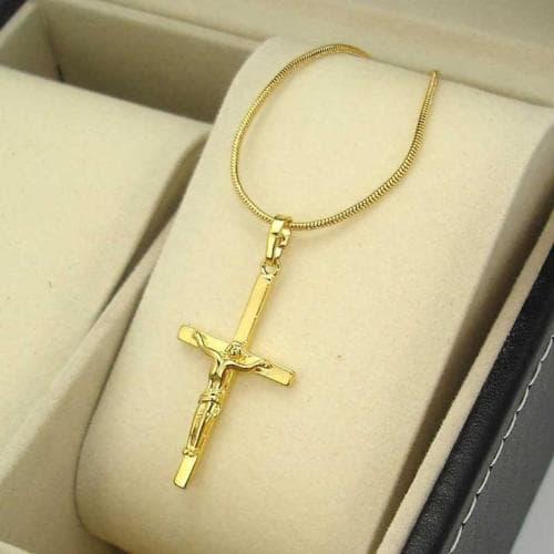 Jual 18K Yellow Gold Filled Necklace 