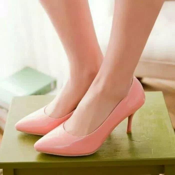 Gambar HEELS 9CM PANTOFEL SALEM - SALEM, 37 dari Azzam Store by Tim DEP undefined Tokopedia