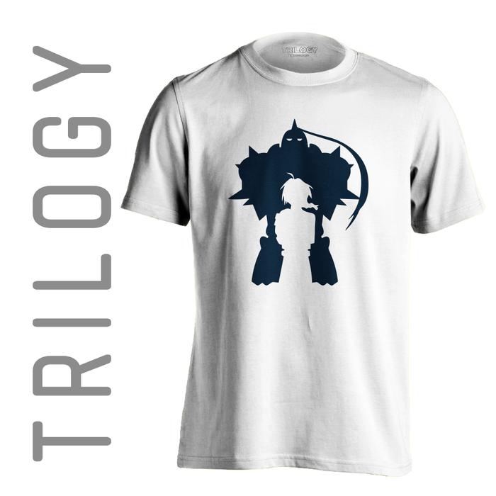 Gambar Kaos Premium Brand TRILOGY Fullmetal Alchemist Alfonse Edward Tshirt - Putih, XXL dari TRILOGY WEAR undefined Tokopedia