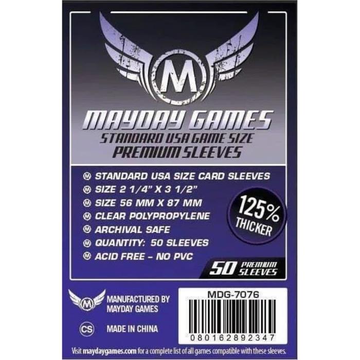 Gambar Premium Card Sleeves 56x87 mm - Standard USA - Board Game - Mayday dari TokoBoardGame undefined Tokopedia