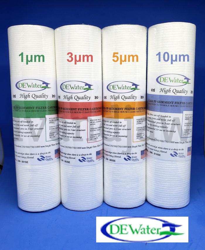 Gambar PROMO!! DEWater Filter Air Cartridge 10" - 1,3,5,10 um - 03 mikron dari Ivandjaw Filter Air undefined Tokopedia