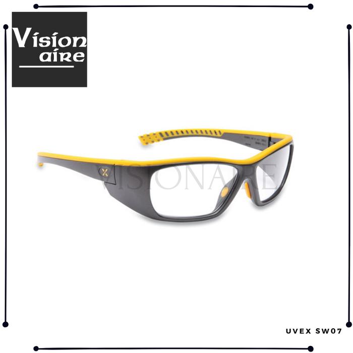 Gambar Kacamata Safety Uvex SW07 Yellow - Gunmetal dari VISIONAIRE undefined Tokopedia