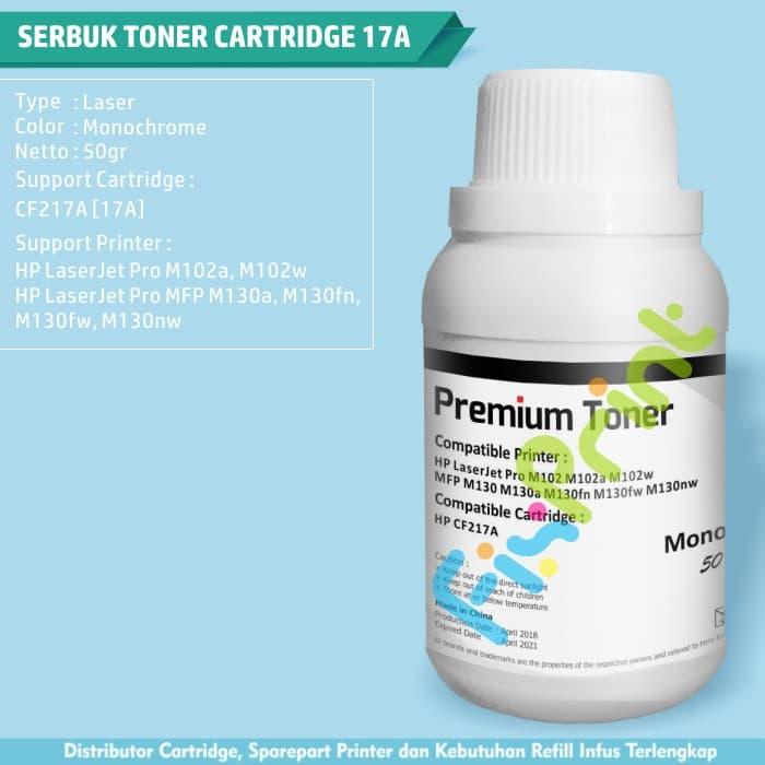Jual Serbuk Toner HP 17A CF217A Refill Toner Printer HP M102w M130fw M130nw  - Jakarta Timur - FixPrint Jakarta | Tokopedia