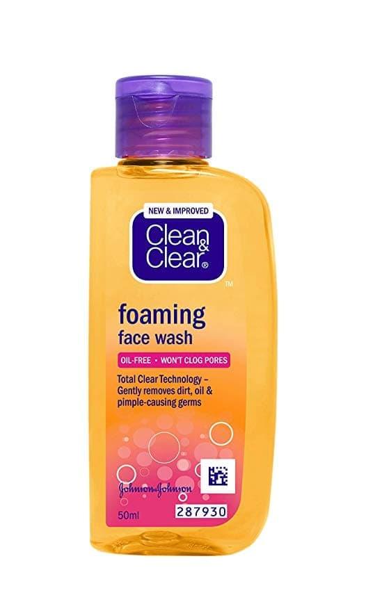 clean & clear foaming face wash harga
