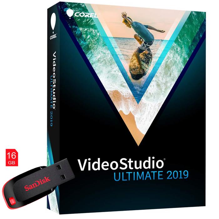Gambar Corel VideoStudio Ultimate 2019 dlm Flashdisk 16GB Plus Software Lain dari Teknosoft undefined Tokopedia