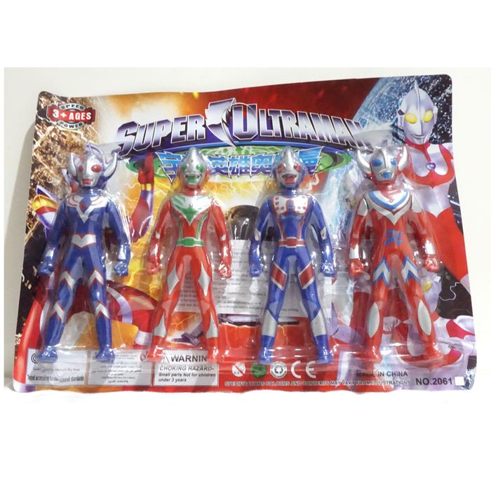 Gambar Mainan paket Action figure Ultraman set 4 - SUPER ULTRAMAN set 4 dari Edantoys Official undefined Tokopedia