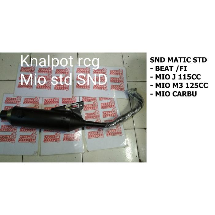 Gambar KNALPOT SND STANDAR RACING MIO M3, SOUL GT 125; FINO 125; X RIDE 125C dari THM undefined Tokopedia