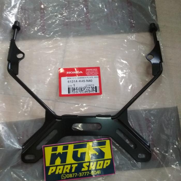 Gambar Dudukan Plat nomor CBR 150 LED dari WGS PART SHOP undefined Tokopedia