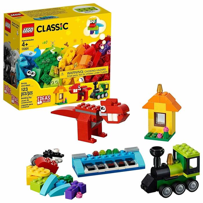 Gambar LEGO CLASSIC - 11001 Bricks and Ideas Set Building Kid Toy Basic Creative Starter Kit Play Model Piano Train Dinosaurus House Creator Brick Gift Toys dari Double Di Store undefined Tokopedia