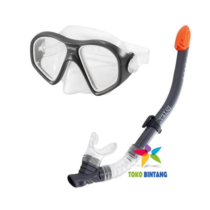Gambar INTEX Kaca Mata Renang Snorkeling Selam Anak | 8+ Thn | Snorkel dari Toko Bintang Intex undefined Tokopedia