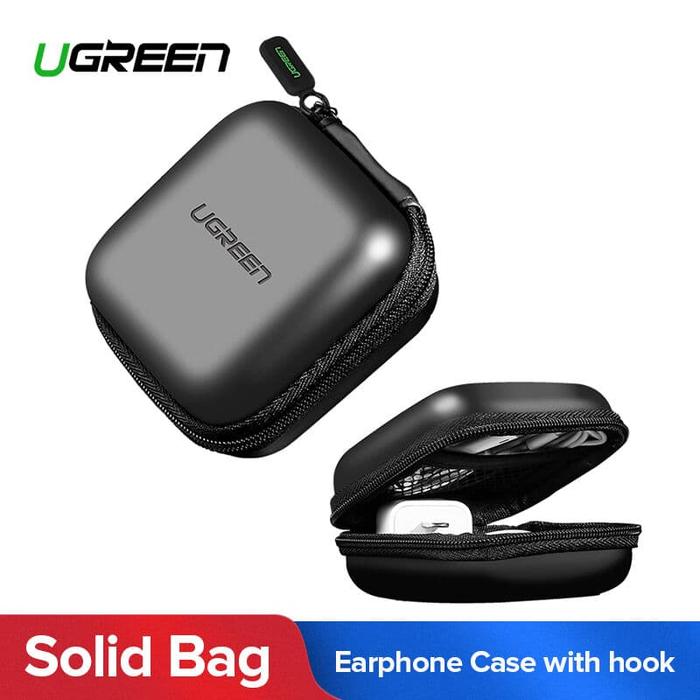 Gambar UGREEN Headphone Case Bag Portable Earphone Case Earbuds Hard Box dari MegaAcc undefined Tokopedia