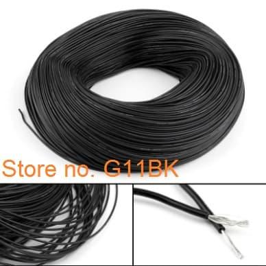 Gambar Kabel silikon Silicone Rubber Wire 24AWG Cable Flexible Soft untuk RC - Hitam dari My Aladin undefined Tokopedia