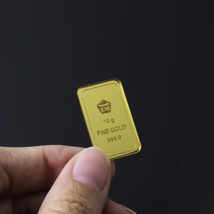 Gambar Replika Logam Mulia | 10 gram | Mirror Gold Acrylic dari Otello Studio undefined Tokopedia