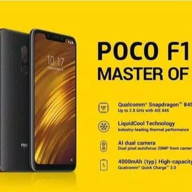 Hp Xiaomi Pocophone F1 Ram 664gb Pocophone F1 64gb Black - Biru Hp Xiaomi Pocophone F1 Ram 664gb Pocophone F1 64gb Black - Biru