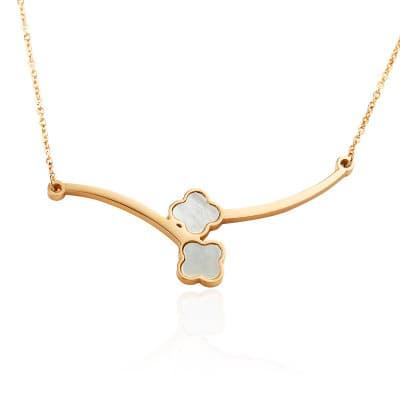 Jual Lucky Four Leaf Clover Chain 