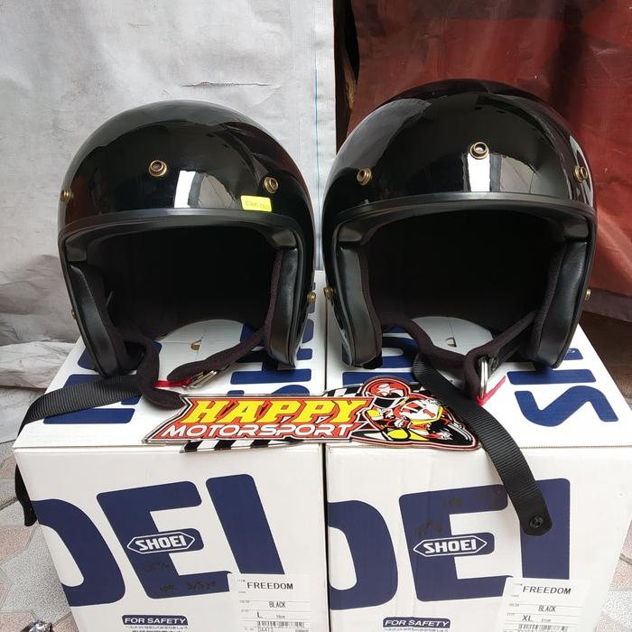 Jual Helm Shoei Freedom Black Glossy 
