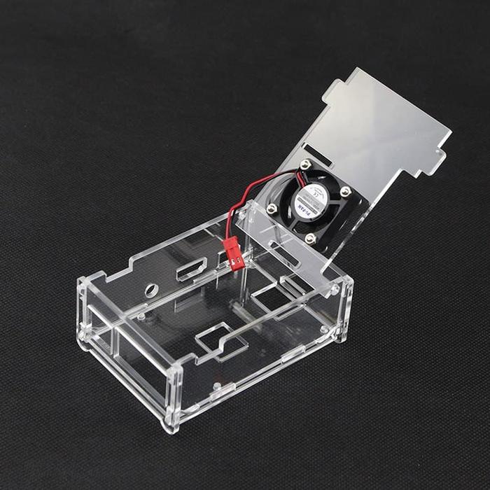 Gambar Case Acrylic Raspberry Pi 3 B/B+ Akrilik + Fan dari raftechbandung undefined Tokopedia