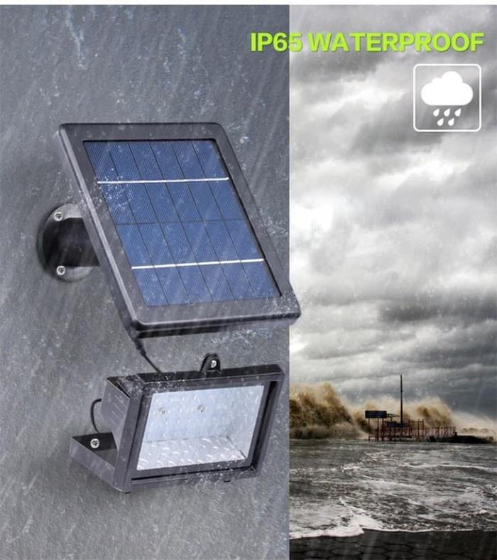 Gambar SL-30A - 180 Lumens Waterproof Solar 30 LED Outdoor Garden Spotlight dari Bryan Collection undefined Tokopedia
