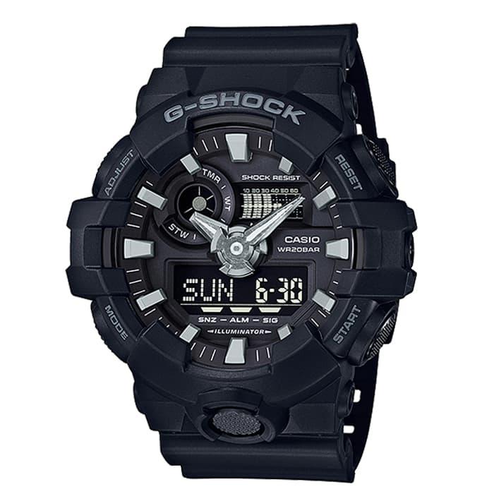 Gambar Casio G-Shock Black Series Jam Tangan Pria GA-700-1B - Hitam dari Liga.Arloji undefined Tokopedia
