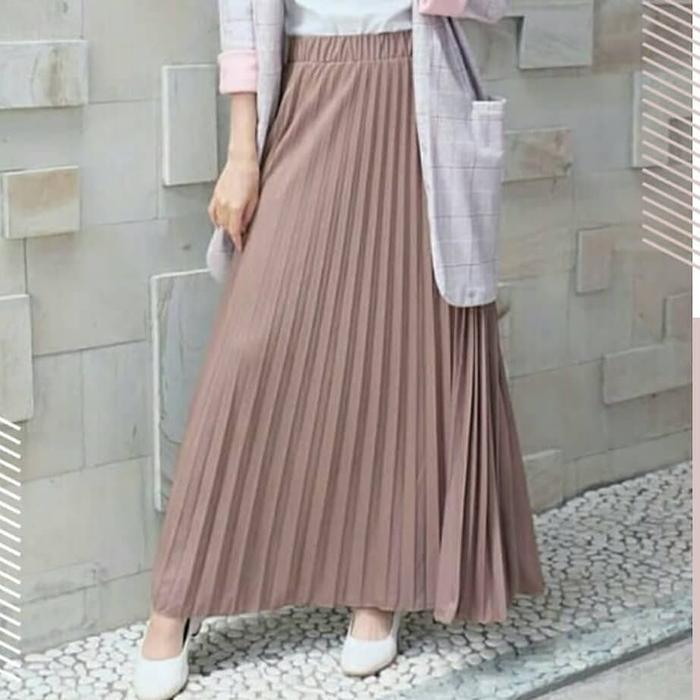 Gambar Rok Plisket dari dibastore undefined Tokopedia