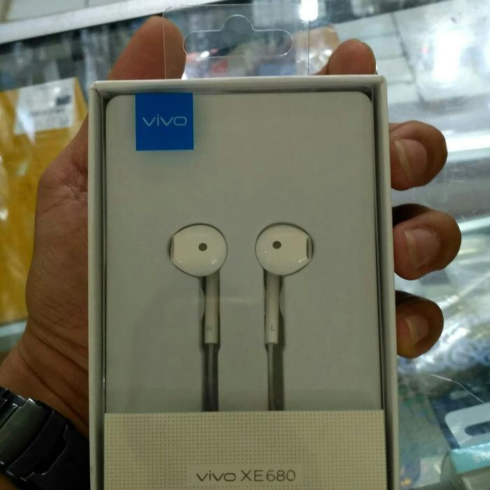 Jual HEADSET EARPHONE VIVO MODEL XE 680 HENFRI AUDIO JACK