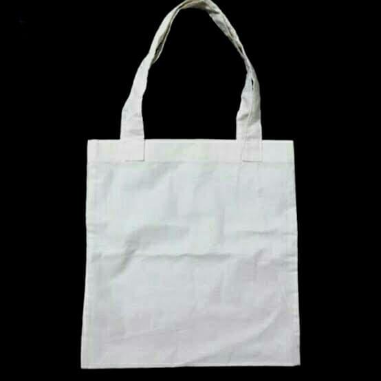 Gambar Tote Bag Tas Blacu Polos dari Sablon Satuan Surabaya undefined Tokopedia