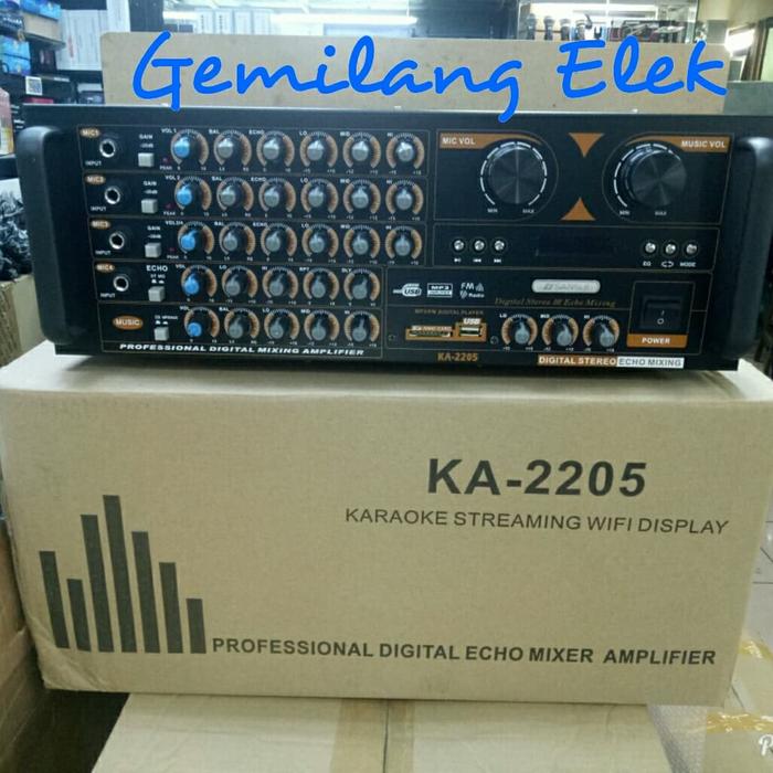 Gambar Power Amplifier Karaoke SANSUI BT-2205 Bluetooth dari Gemilang Elek12 undefined Tokopedia
