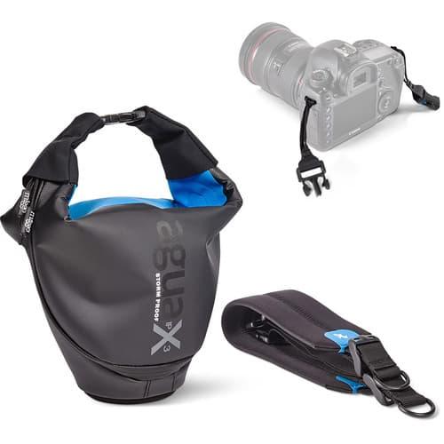 Promo Miggo Agua Stormproof Holster 35 Medium SLR Black Blue Cicil