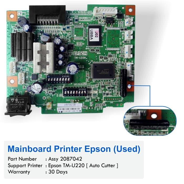 Gambar Mainboard Printer Epson TMU220 TMU 220 Logic Board Motherboard TM-U220 - Auto Cutter dari FixPrint Shop undefined Tokopedia
