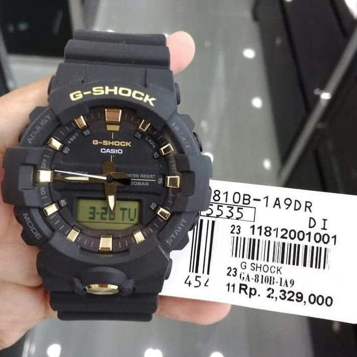 Jual G-Shock GA-810B-1A9 Black - Kota 