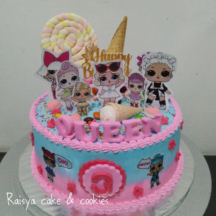 Gambar kue ulang tahun LOL dari Raisya cake & cookies undefined Tokopedia