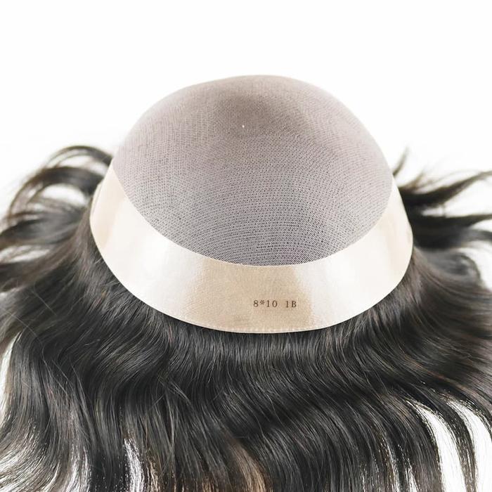Jual Toupee Pria rambut palsu laki laki toupee rambut asli manusia
