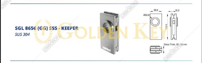 Jual Kunci Pintu Kaca Sliding Glass Lock SGL 8656 Dekson Dekkson ...