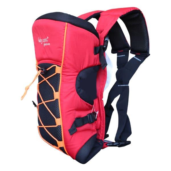 Gambar GENDONGAN RANSEL BB001F PLATINUM ( SCOTS HAPPY ) - red black dari Babyscots undefined Tokopedia