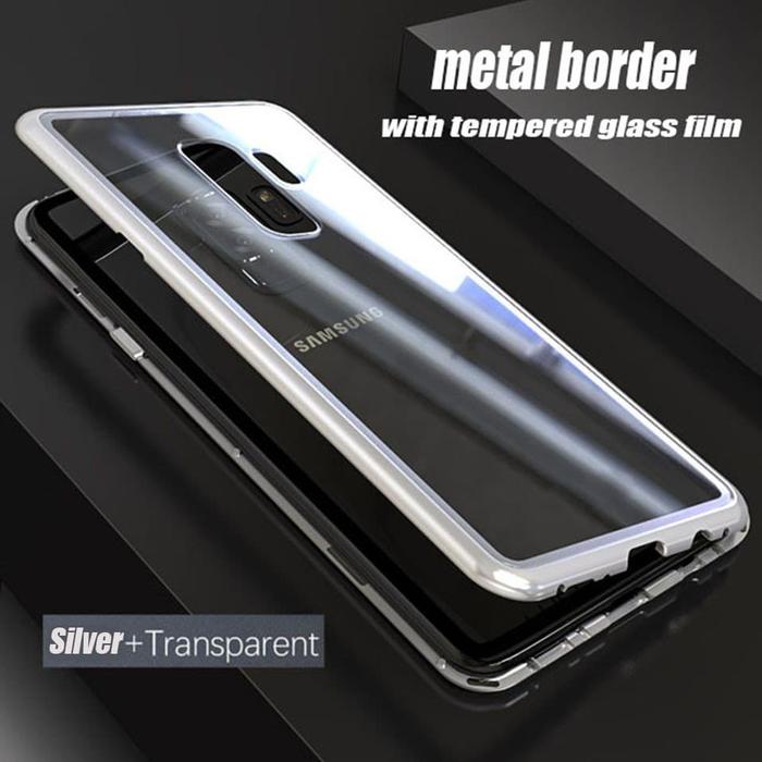 Samsung Galaxy S9 Plus S9Plus S9+ Luxury Magnetic Case Back Cover Biru,  Samsung S9 Plus