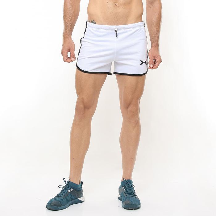 Gambar FLEXZONE Celana Pendek - White - for Gym Running Jogging FCS-005PT - XL dari Flexzone undefined Tokopedia