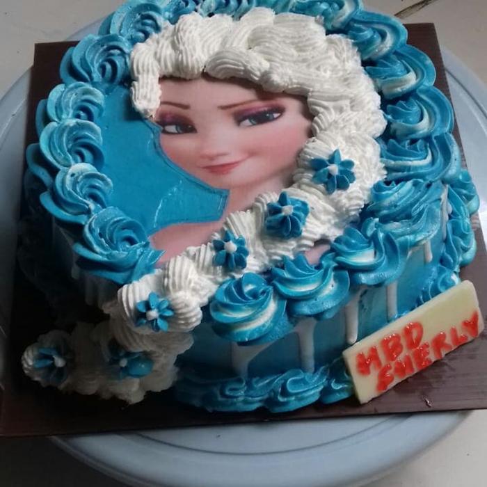 Gambar Cake ultah frozen dari adlisnack undefined Tokopedia