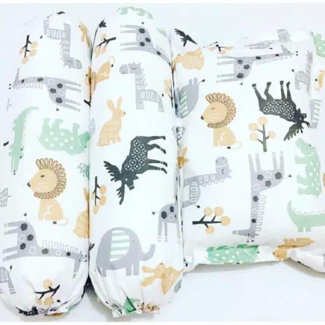 Gambar bedding set bantal guling bayi katun catra dari Preloved Murah Ibu &Anak undefined Tokopedia