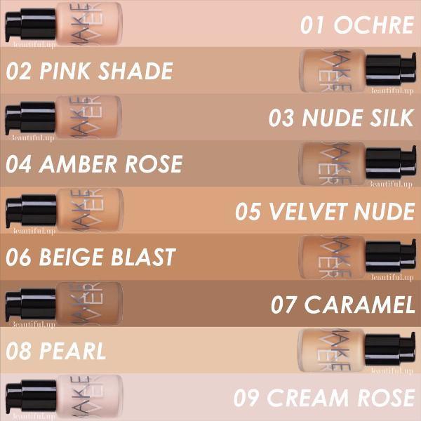 make over liquid matt foundation